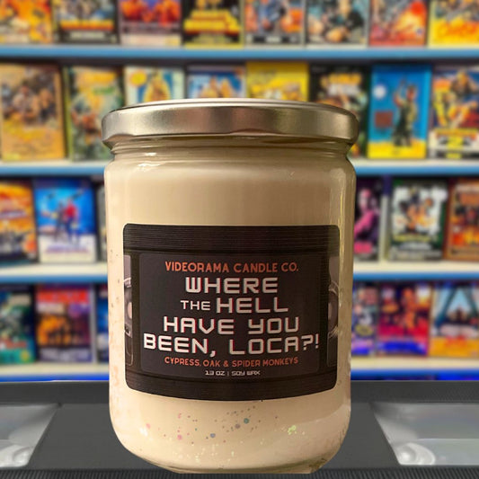 Twilight-inspired soy candle with cypress and oak — Videorama Candle Co.